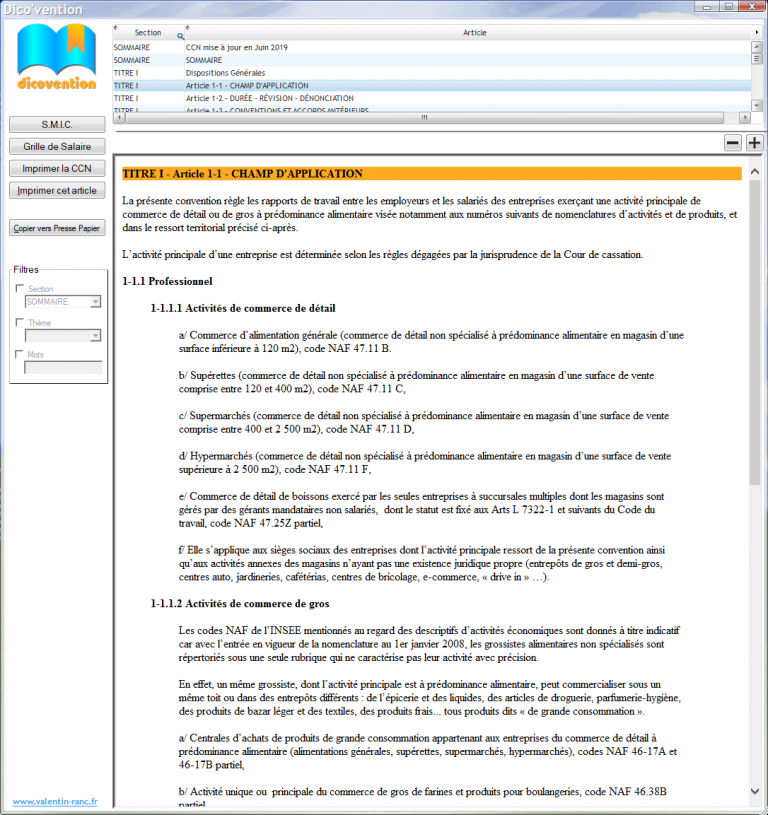 Convention Collective Commerce De Gros à Prédominance Alimentaire