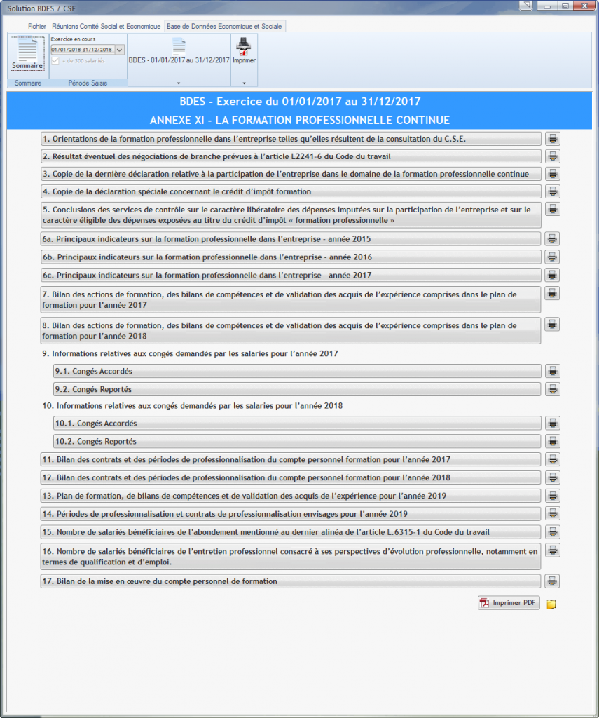 Copie Ecran Logiciel Solution BDES CSE